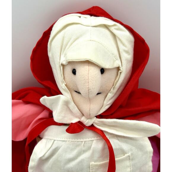 Vintage 1975 Strega Nona Plush Doll Tomie de Paola Grandmother Witch w/ Tag - Picture 2 of 11